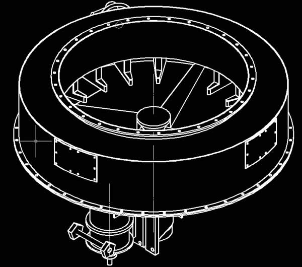 河南中煙煙嘴纖維生產項目圓盤加料機部分設計
